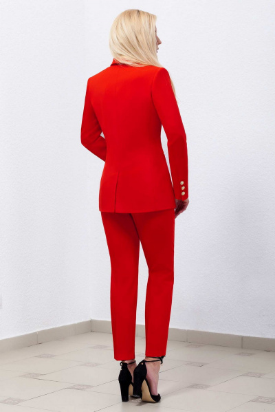 Брюки, жакет Azzara 428 красный - фото 5