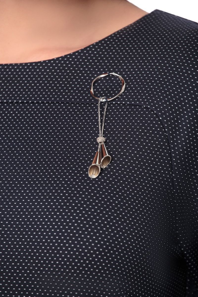 Платье БелЭкспози 907-2 темно-синий - фото 2