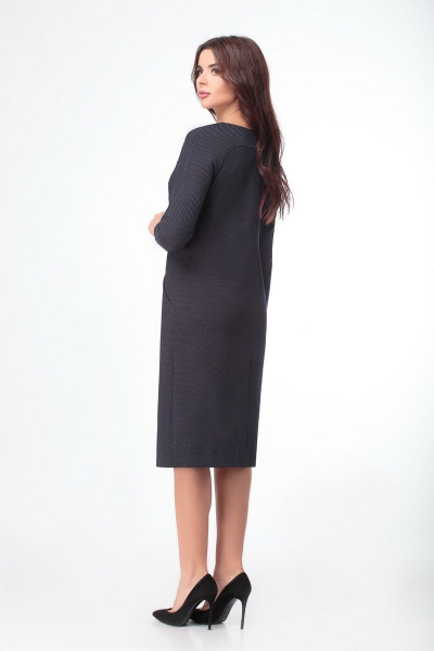 Платье БелЭкспози 907-2 темно-синий - фото 3