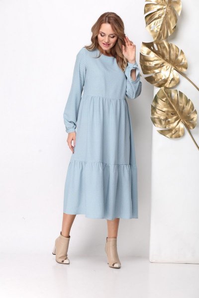 Платье Michel chic 973 голубой - фото 1