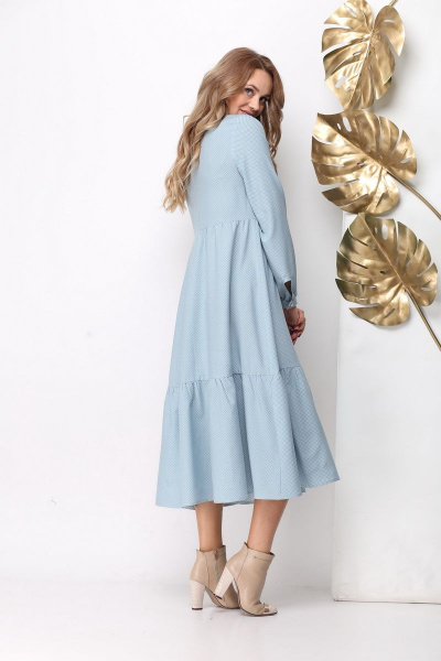 Платье Michel chic 973 голубой - фото 3