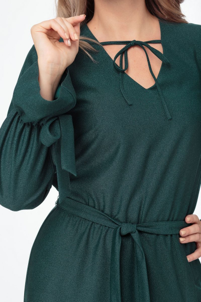 Платье Anelli 758 изумруд - фото 6