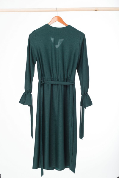 Платье Anelli 758 изумруд - фото 8