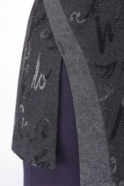 Туника БелЭкспози 1081 темно-серый - фото 4