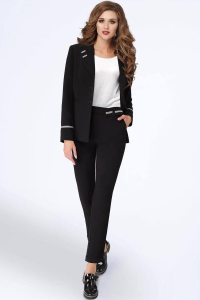 Брюки, джемпер, жакет LeNata 31863 черный - фото 7