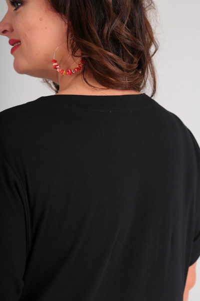 Платье Andrea Style 00167 черный - фото 5