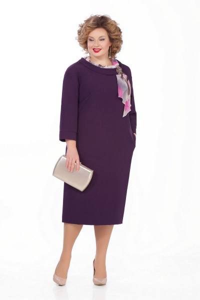 Платье Pretty 948 баклажан - фото 1