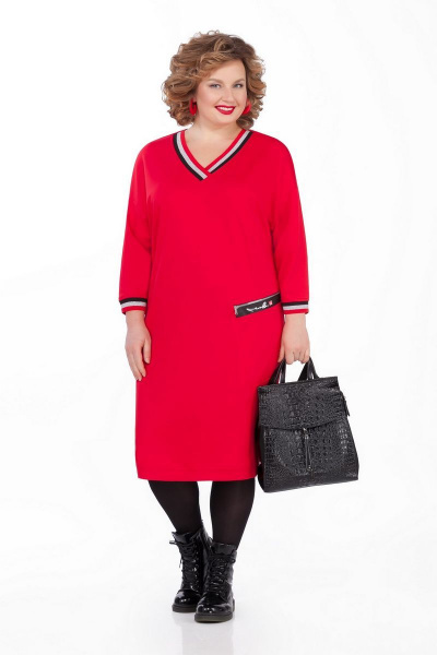 Платье Pretty 1000 красный - фото 1