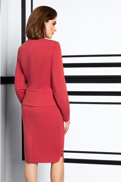 Жакет, юбка Lissana 3941 амарант - фото 5