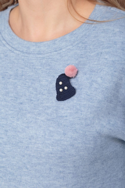 Джемпер Anelli 426 светлая_бирюза - фото 7