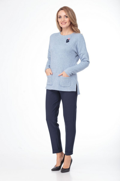 Джемпер Anelli 426 светлая_бирюза - фото 2