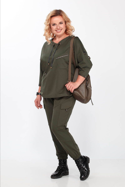 Брюки, жакет Lady Secret 2652 светлый_хаки - фото 1