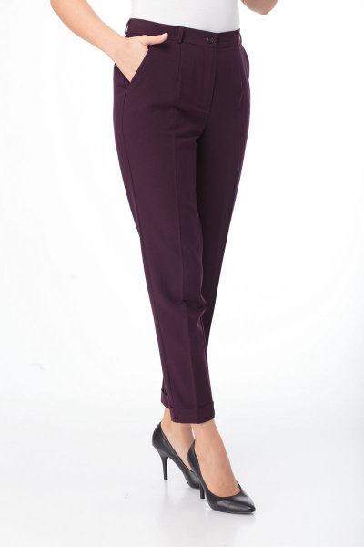 Брюки, жакет Anelli 418.1 спелая_вишня - фото 4