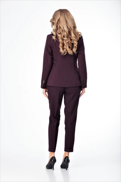 Брюки, жакет Anelli 418.1 спелая_вишня - фото 8