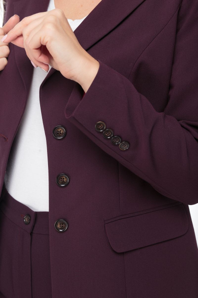 Брюки, жакет Anelli 418.1 спелая_вишня - фото 9