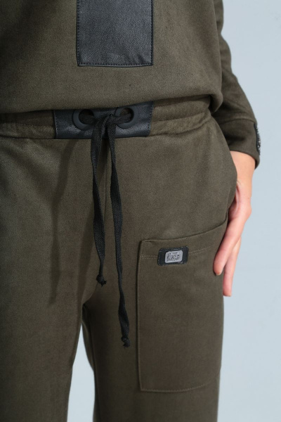 Брюки, свитшот Диомант 1491 хаки - фото 5