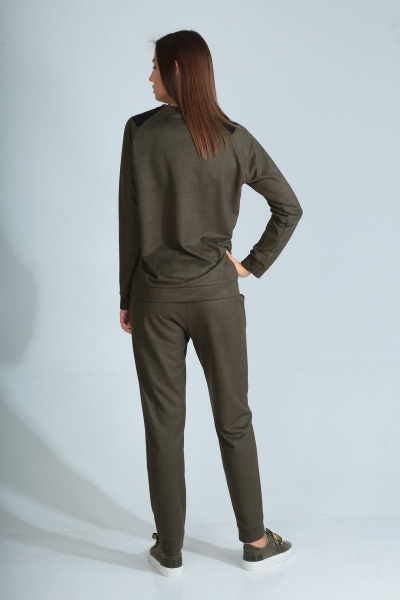 Брюки, свитшот Диомант 1491 хаки - фото 3