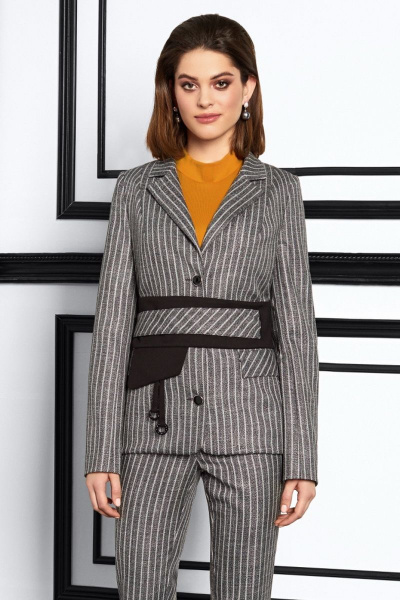 Блуза, брюки, жакет Lissana 3946 серый - фото 5