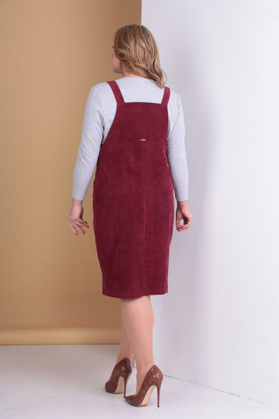 Джемпер, сарафан Tensi 281 марсала - фото 3