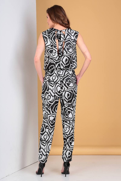 Летний комбинезон из текстиля с длинными штанами Liona Style 735 - фото 2