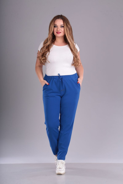 Брюки, кардиган ANASTASIA MAK 692 васильковый - фото 4