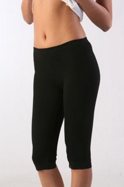 Чёрные панталоны из вискозы для повседневной носки Verally 168-5 черный - фото 3