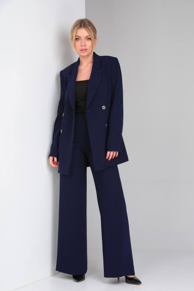 Брюки, жакет DOGGI 2898 темно-синий - фото 5