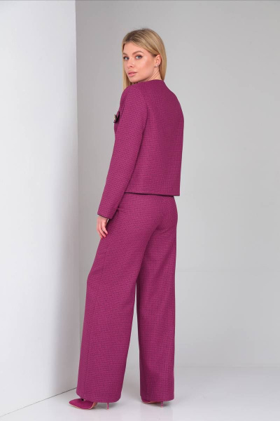 Брюки, жакет DOGGI 2899 пурпурный - фото 2