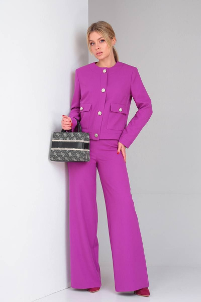 Брюки, жакет DOGGI 2900 фуксия - фото 9