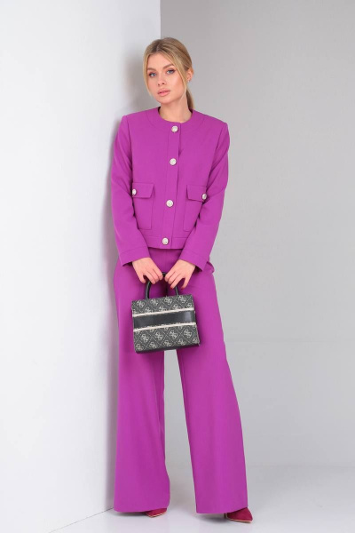 Брюки, жакет DOGGI 2900 фуксия - фото 8