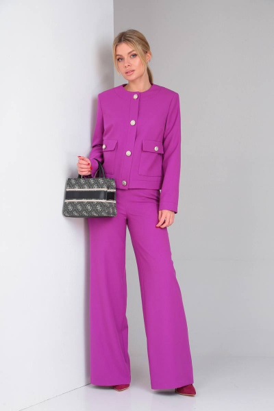 Брюки, жакет DOGGI 2900 фуксия - фото 7