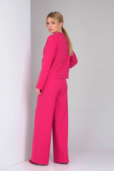 Брюки, жакет DOGGI 2900 ярко-малиновый - фото 5