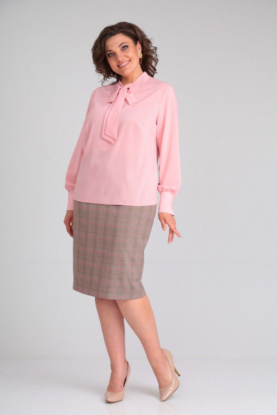 Блуза, жилет, юбка Mubliz 067 - фото 4