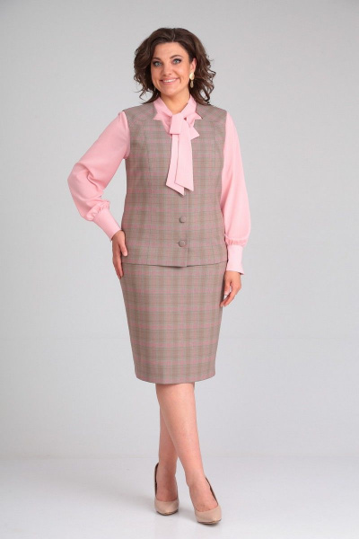 Блуза, жилет, юбка Mubliz 067 - фото 1