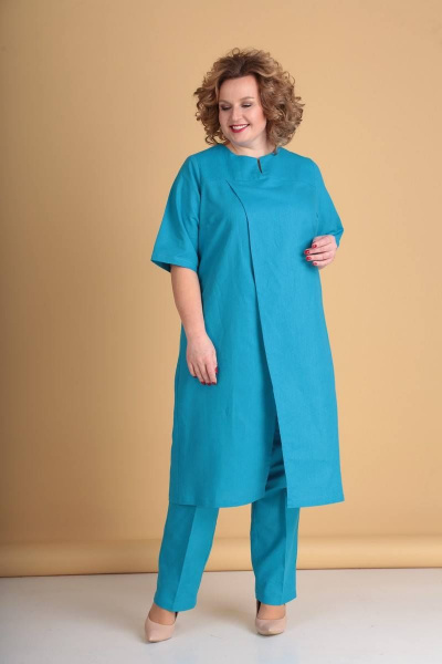 Брюки, туника Celentano 1837-2 голубой - фото 2
