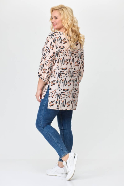 Блуза Abbi 4006/1 бежевый - фото 8