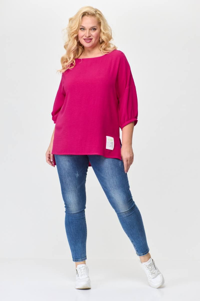 Блуза Abbi 4006 фуксия - фото 6