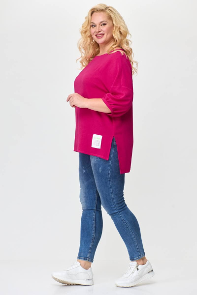 Блуза Abbi 4006 фуксия - фото 2