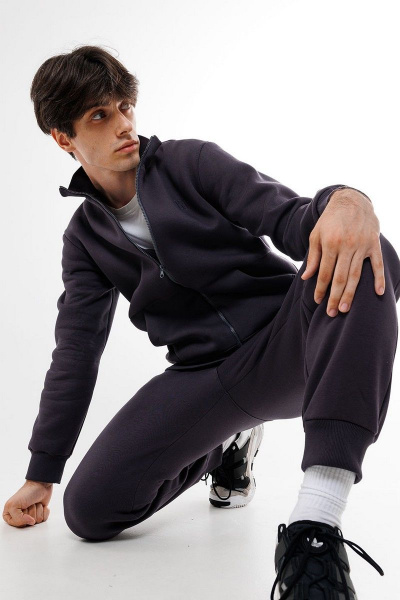 Мужской утепленный костюм с капюшоном и брюками зауженными GO M3036/30-03.176-182 - фото 9