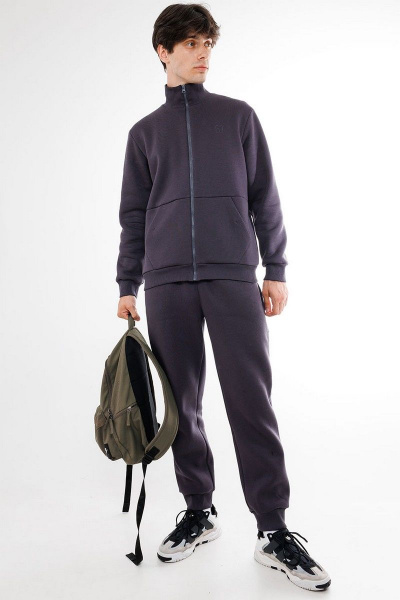 Мужской утепленный костюм с капюшоном и брюками зауженными GO M3036/30-03.176-182 - фото 3