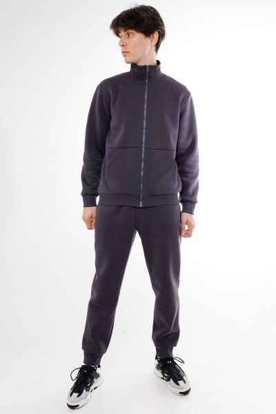 Мужской утепленный костюм с капюшоном и брюками зауженными GO M3036/30-03.176-182 - фото 2