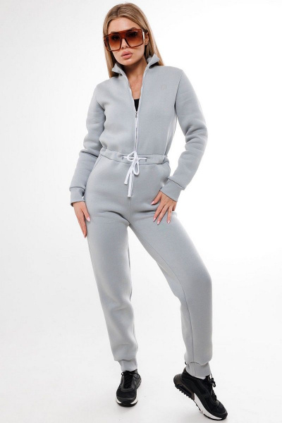 Комбинезон приталенный из футера с начесом демисезонный GO F6001/29-01.170-176 - фото 2