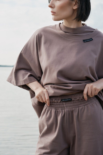 Футболка, шорты RAWR 431 капучино - фото 9