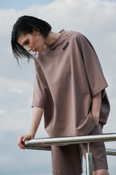 Футболка, шорты RAWR 431 капучино - фото 6