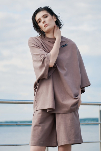 Футболка, шорты RAWR 431 капучино - фото 1