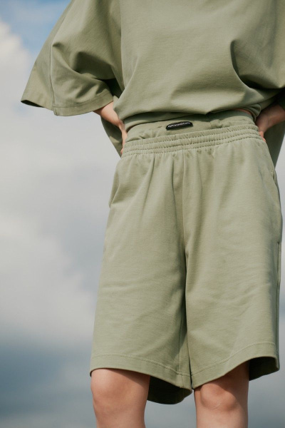 Футболка, шорты RAWR 431 оливковый - фото 9