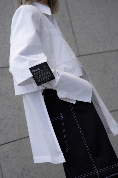 Рубашка RAWR 423 белый - фото 6