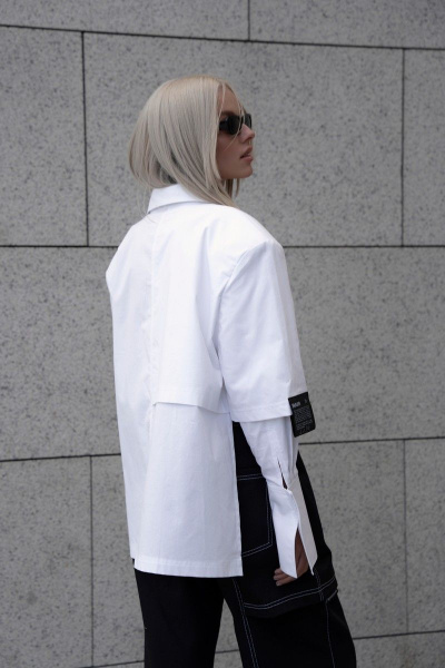 Рубашка RAWR 423 белый - фото 5