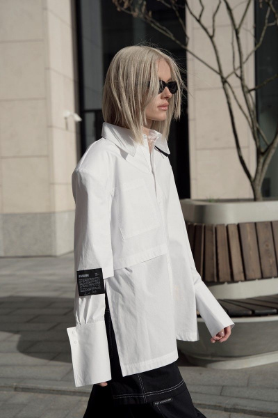 Рубашка RAWR 423 белый - фото 2