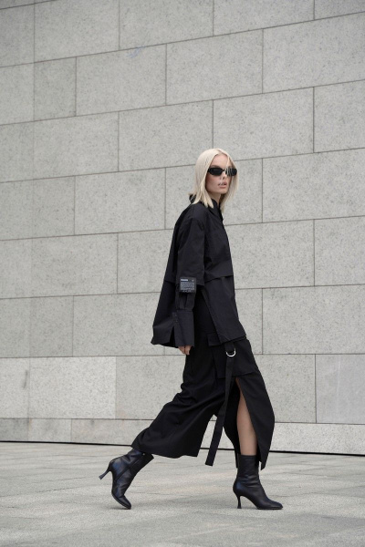 Рубашка RAWR 423 черный - фото 8